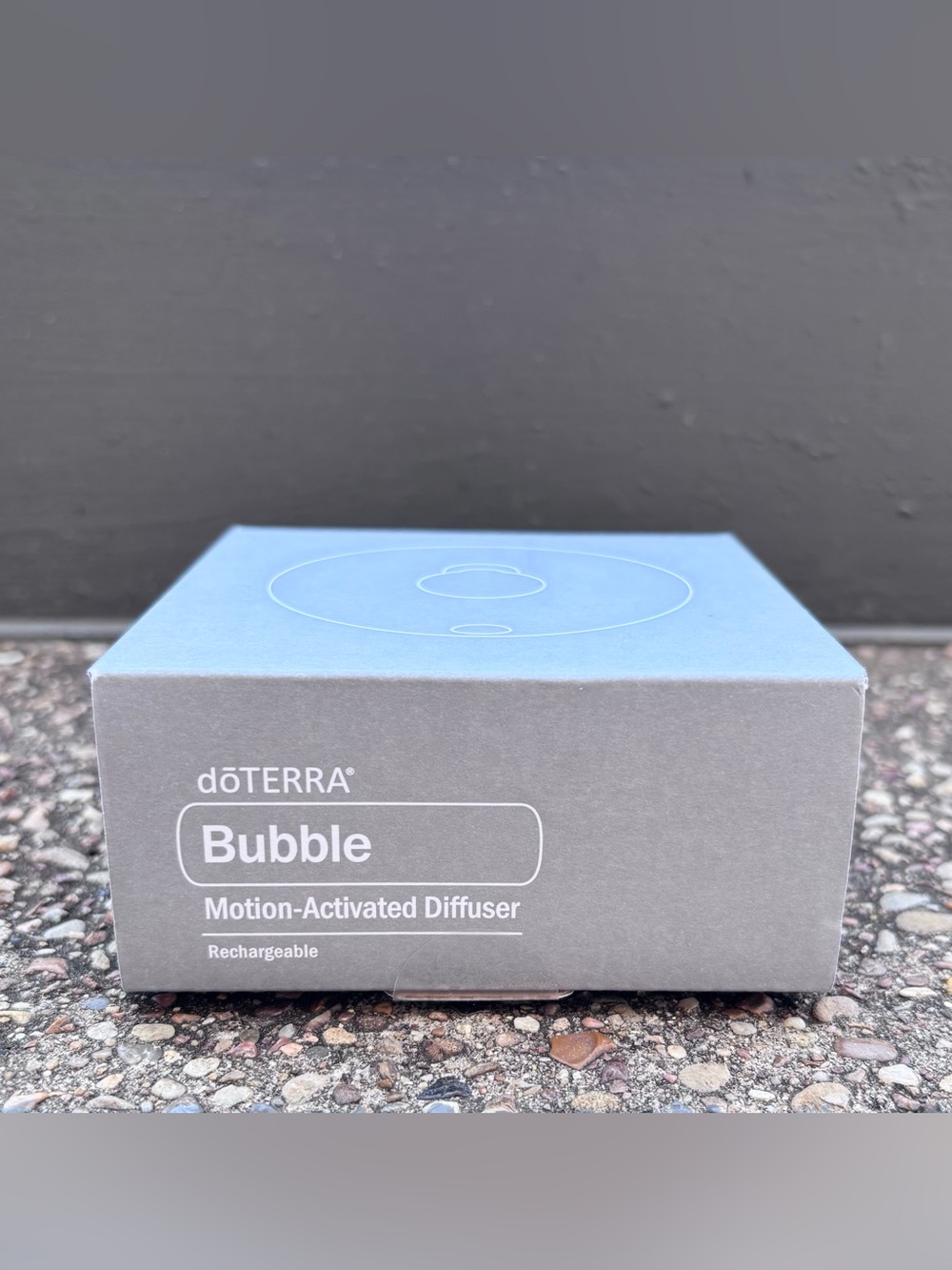 doTERRA Bubble Motion Activated Diffuser Gray Essential Oil Waterless NIB Sealed